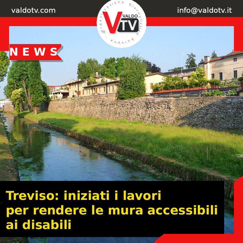 Treviso: iniziati i lavori per rendere le mura accessibili ai disabili