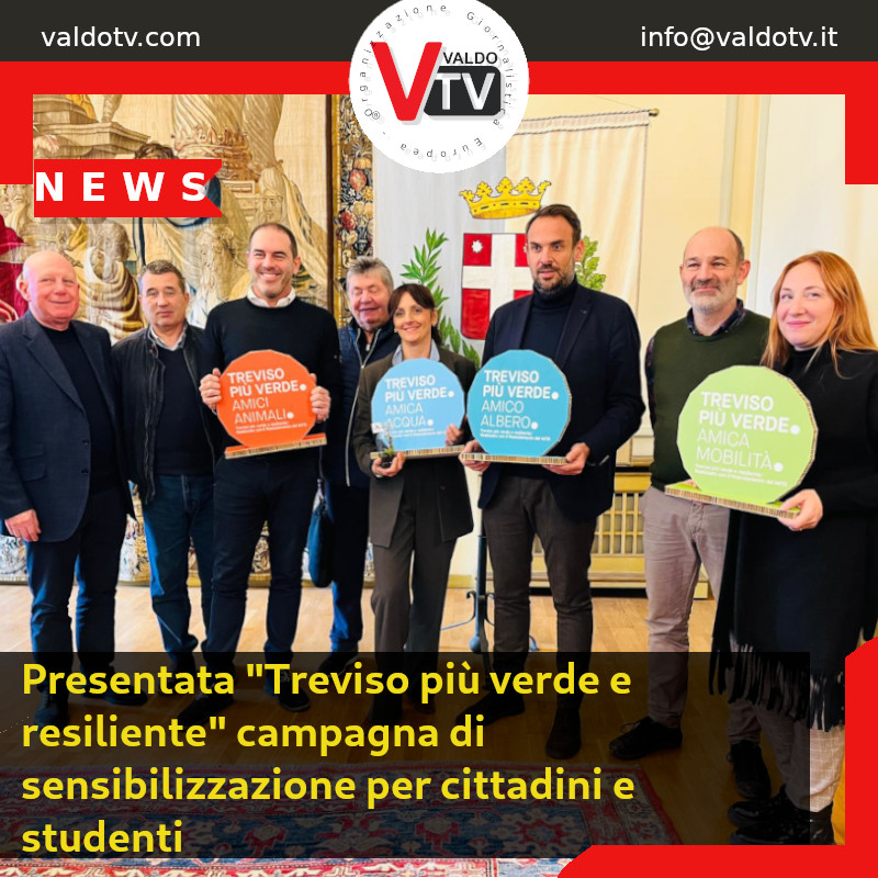 Presentata “Treviso più verde e resiliente” campagna di sensibilizzazione per cittadini e studenti
