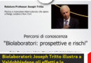 Biolaboratori: Joseph Tritto illustra a Valdobbiadene gli effetti e le prospettive delle ricerche scientifiche