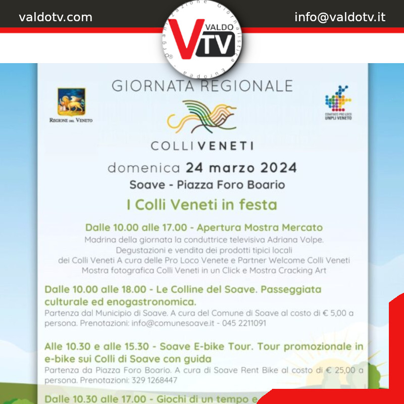 Giornata Regionale per i Colli Veneti, domenica 24 marzo 2014