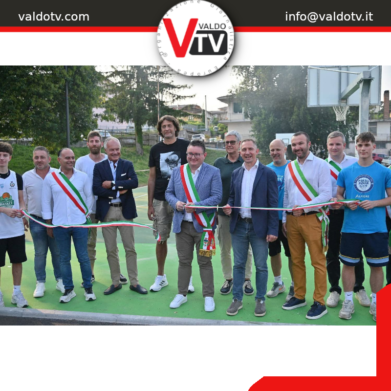 Cornuda inaugura il nuovo campo da basket